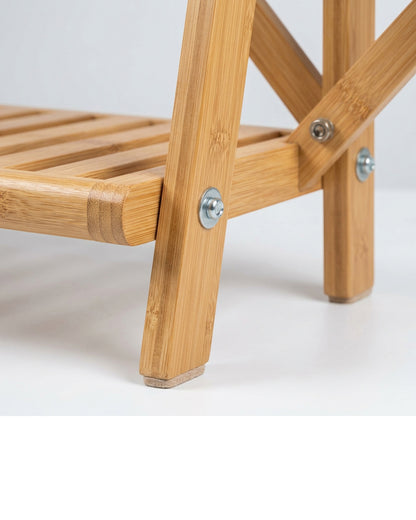 Zenware Bamboo Ladder Plant Stand 5 Tier Natural - Detail view